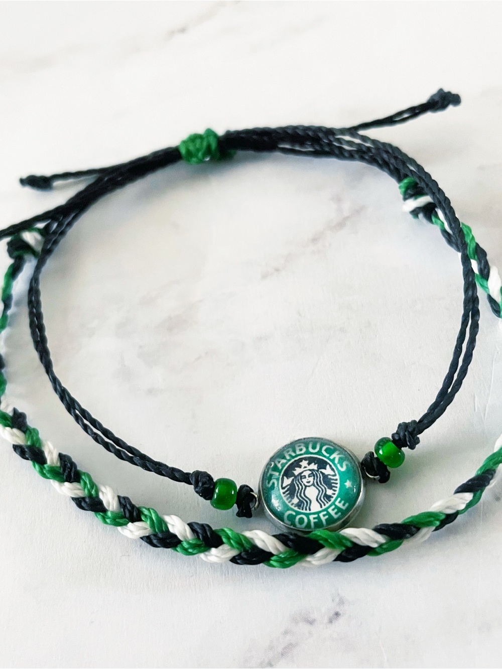 Starbucks Coffee Waterproof Adjustable Bracelet Set